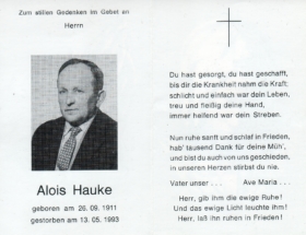 1993 - 13051993 Alois Hauke