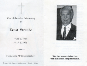 1995 - 15061995 Ernst Straube