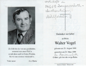 1999 - 21031999 Walter Vogel