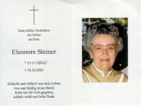 2003 - 18102003 Eleonore Steiner